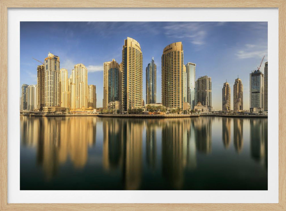 Panoramic Dubai Marina - Poster / Art Print