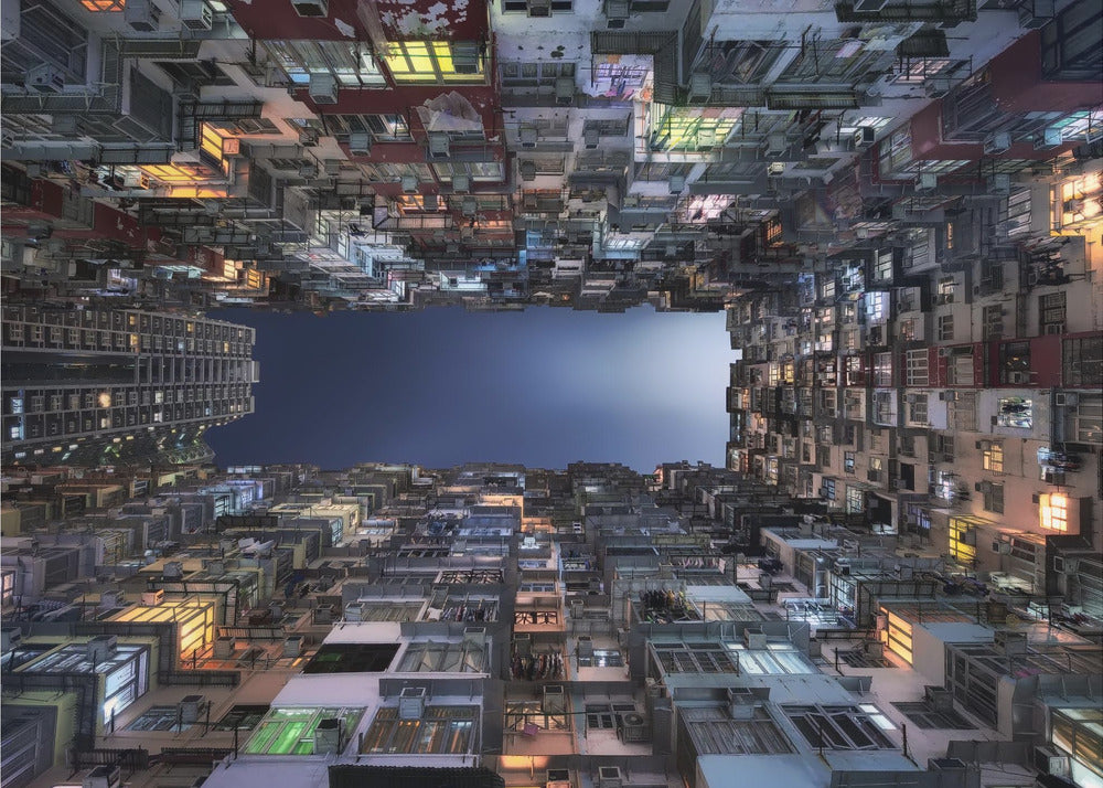 Beehive Buildings - Poster / Art Print