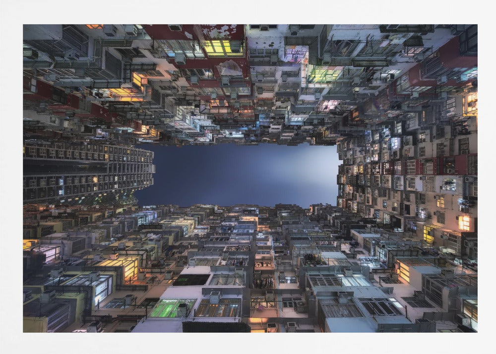 Beehive Buildings - Poster / Art Print