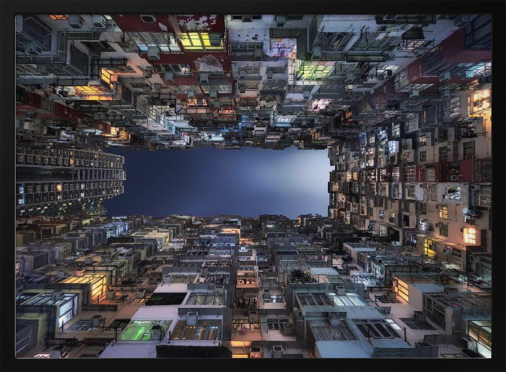 Beehive Buildings - Poster / Art Print