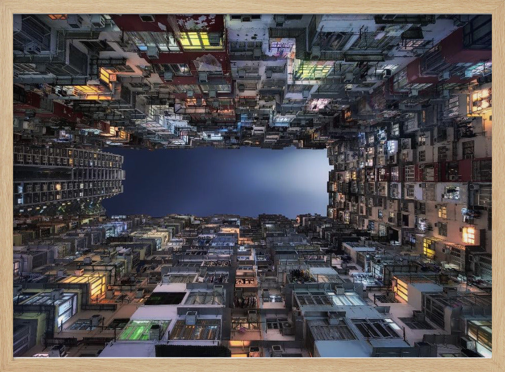 Beehive Buildings - Poster / Art Print