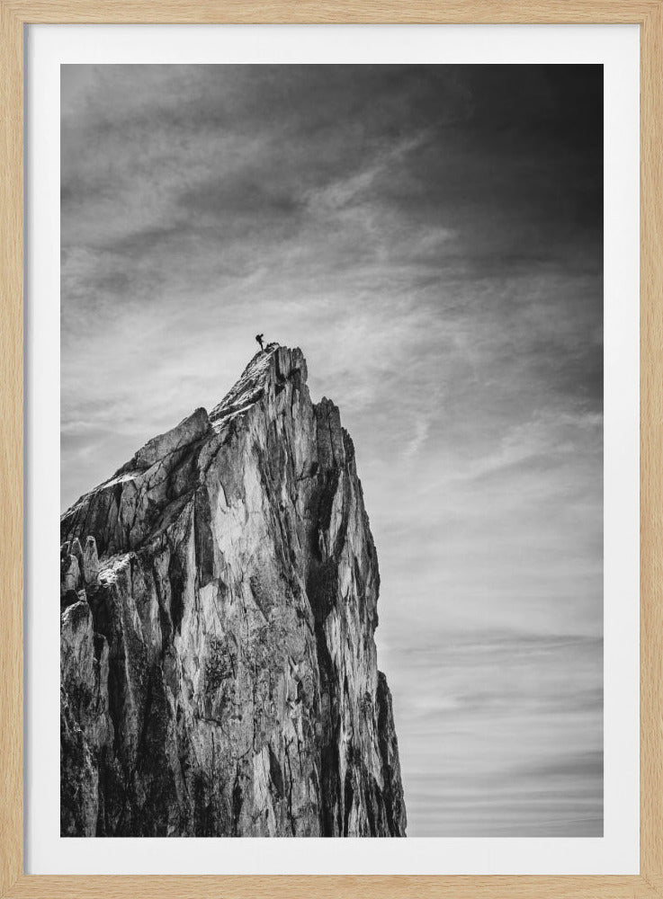 Balancing between Earth and Sky - Poster / Art Print