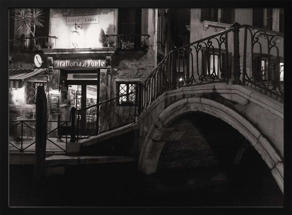 Trattoria al Ponte - Poster / Art Print