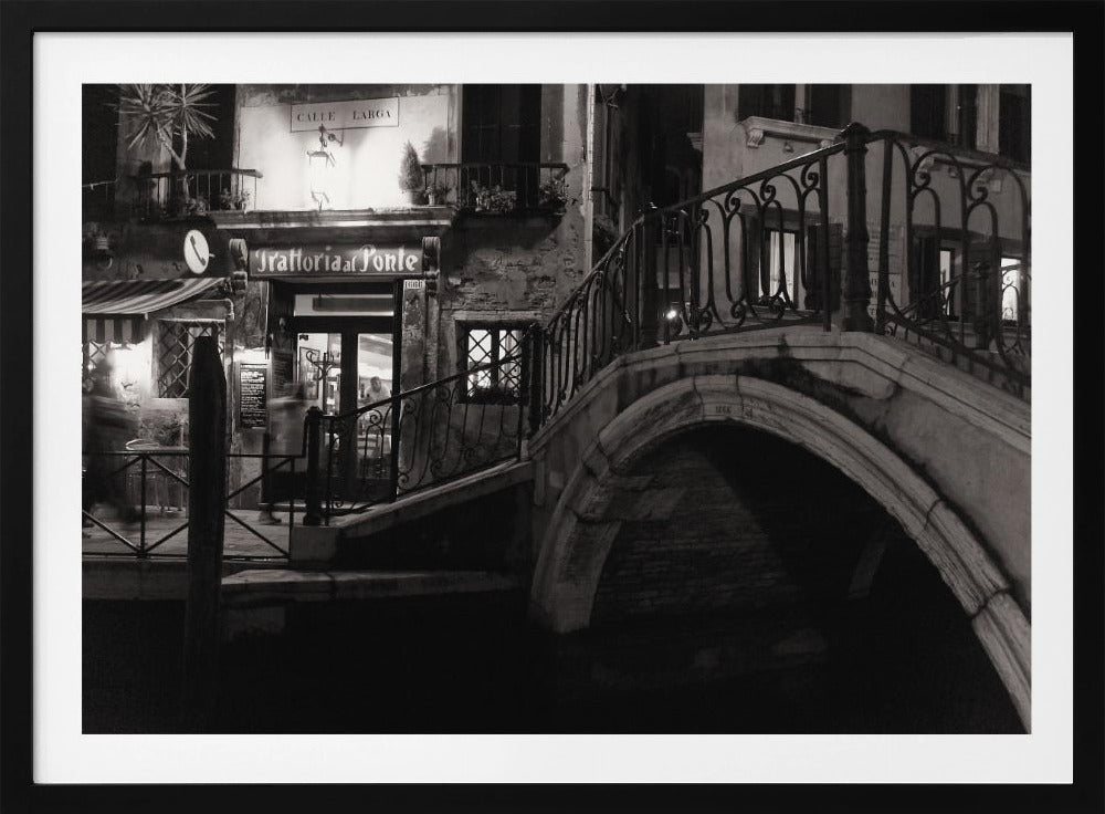 Trattoria al Ponte - Poster / Art Print