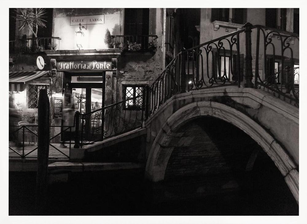 Trattoria al Ponte - Poster / Art Print