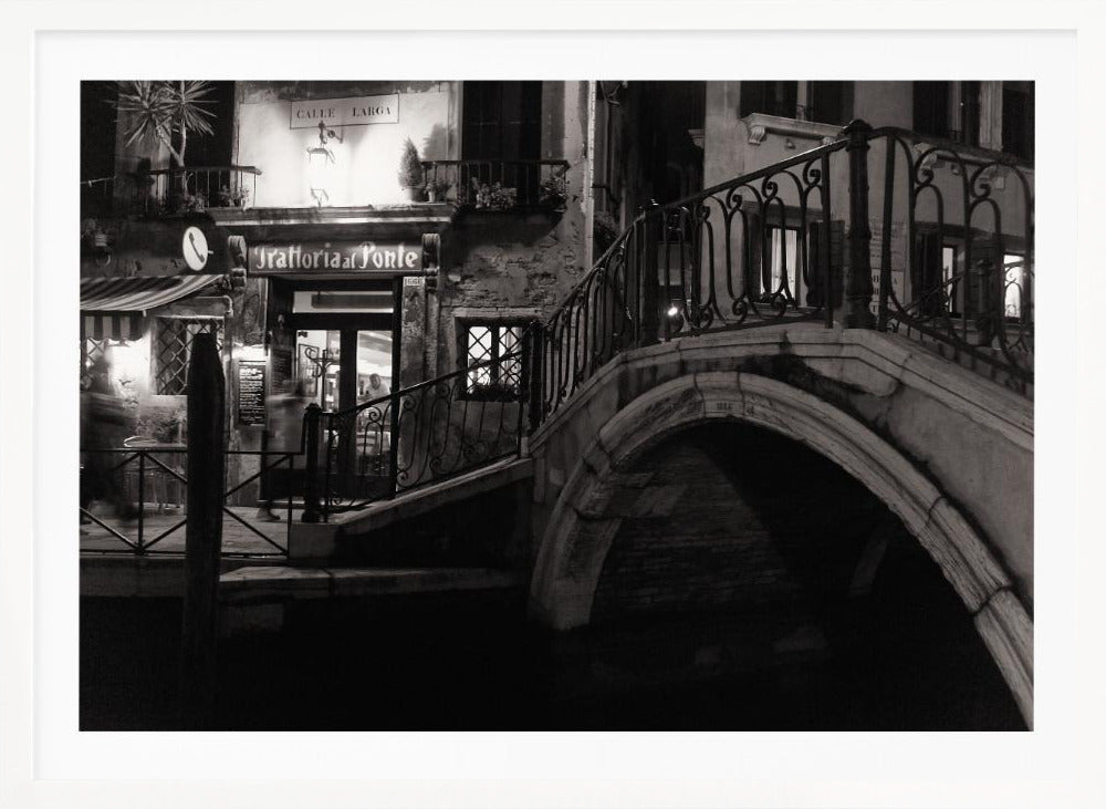 Trattoria al Ponte - Poster / Art Print
