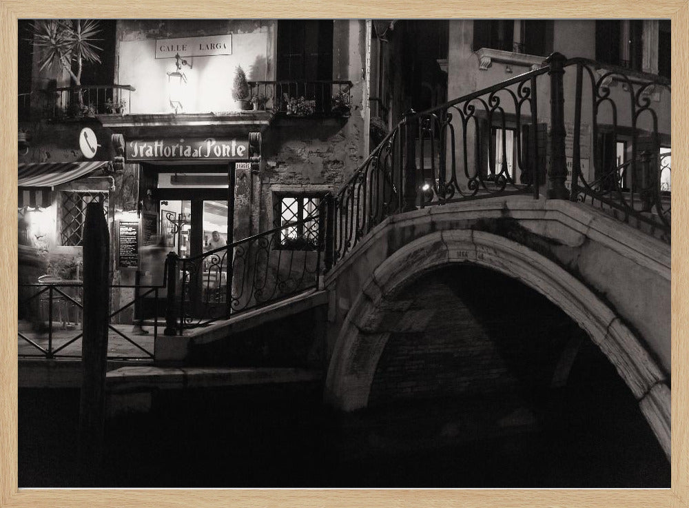 Trattoria al Ponte - Poster / Art Print