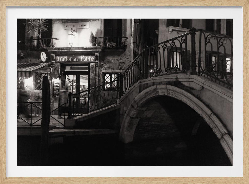 Trattoria al Ponte - Poster / Art Print