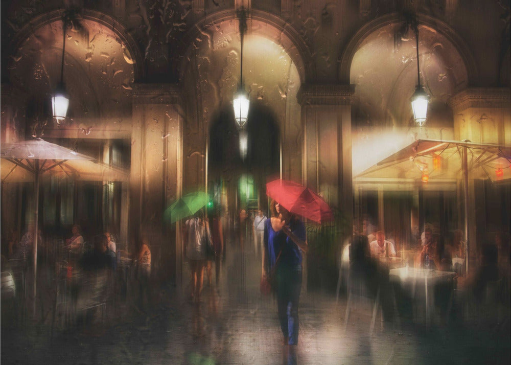 There is something in the rain... - Poster / Art Print