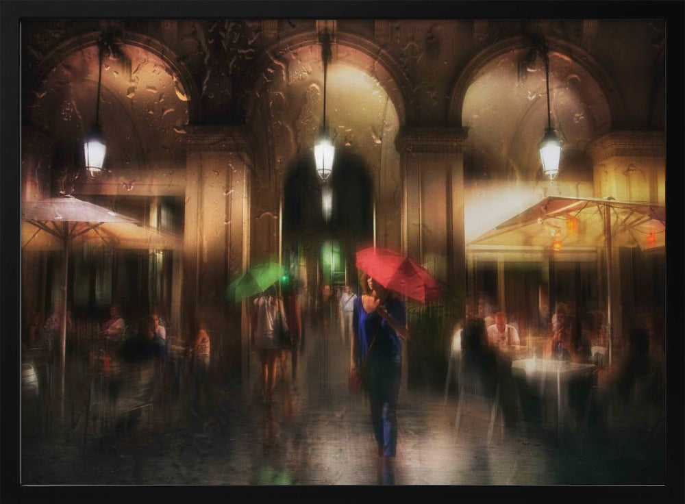 There is something in the rain... - Poster / Art Print