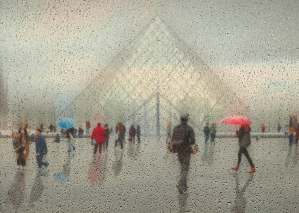 Rain in Paris - Poster / Art Print