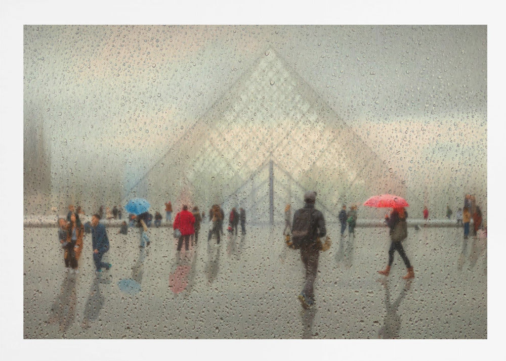Rain in Paris - Poster / Art Print