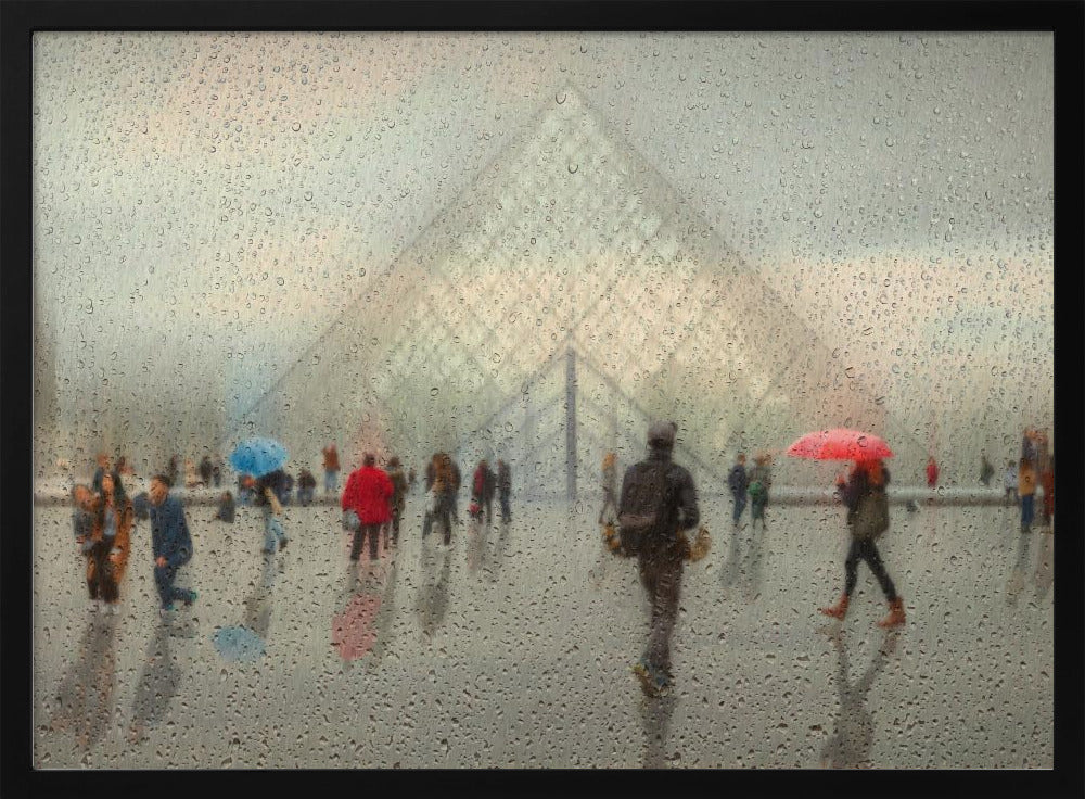 Rain in Paris - Poster / Art Print