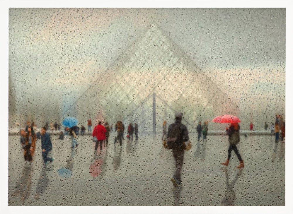 Rain in Paris - Poster / Art Print