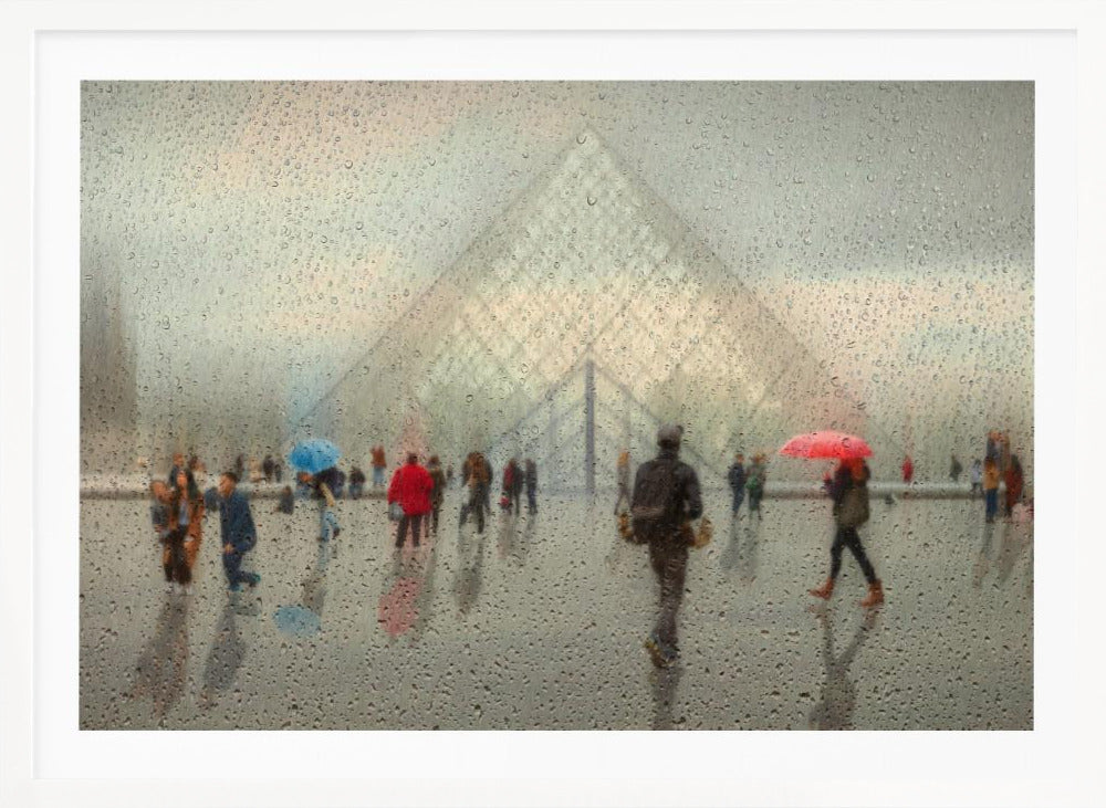 Rain in Paris - Poster / Art Print