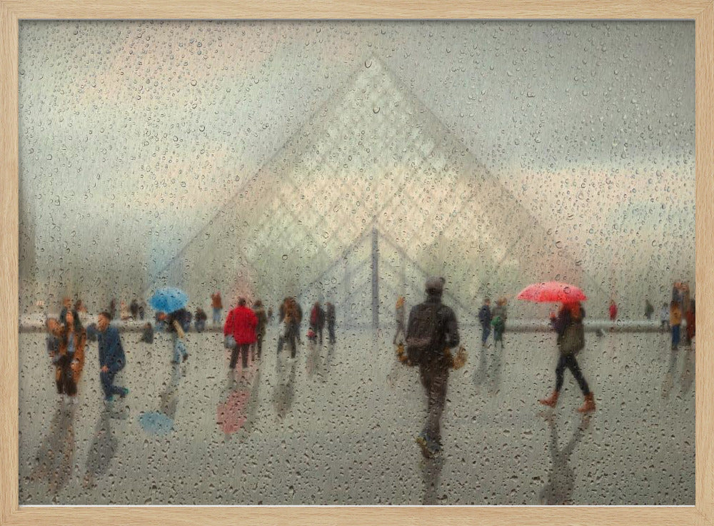Rain in Paris - Poster / Art Print