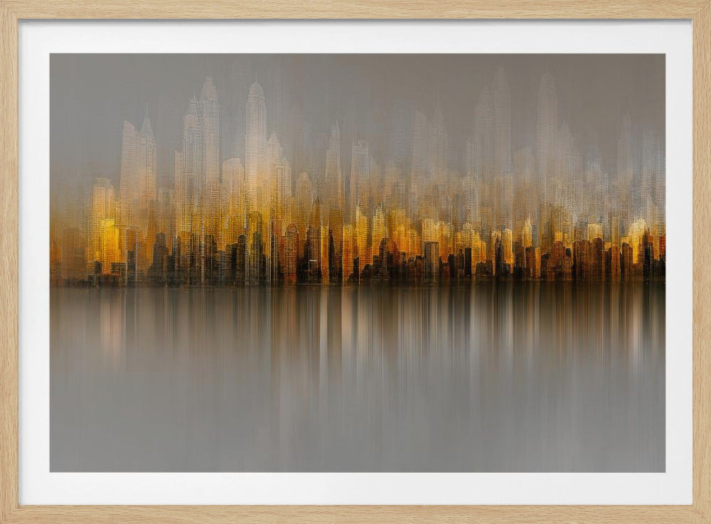 Dubai Skyline - Poster / Art Print