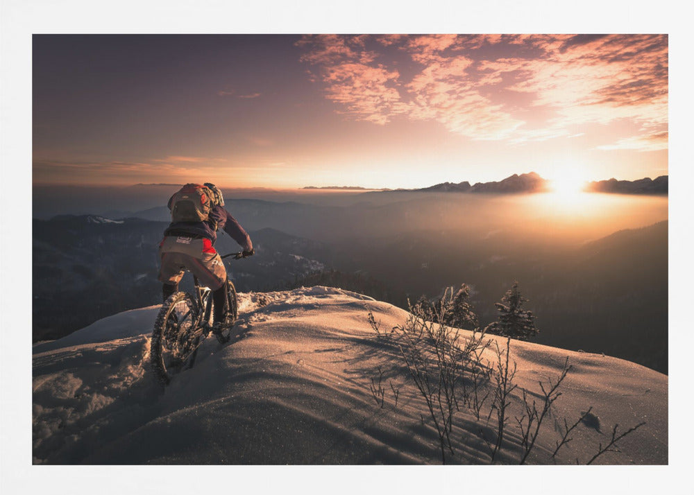 Winter shredding - Poster / Art Print