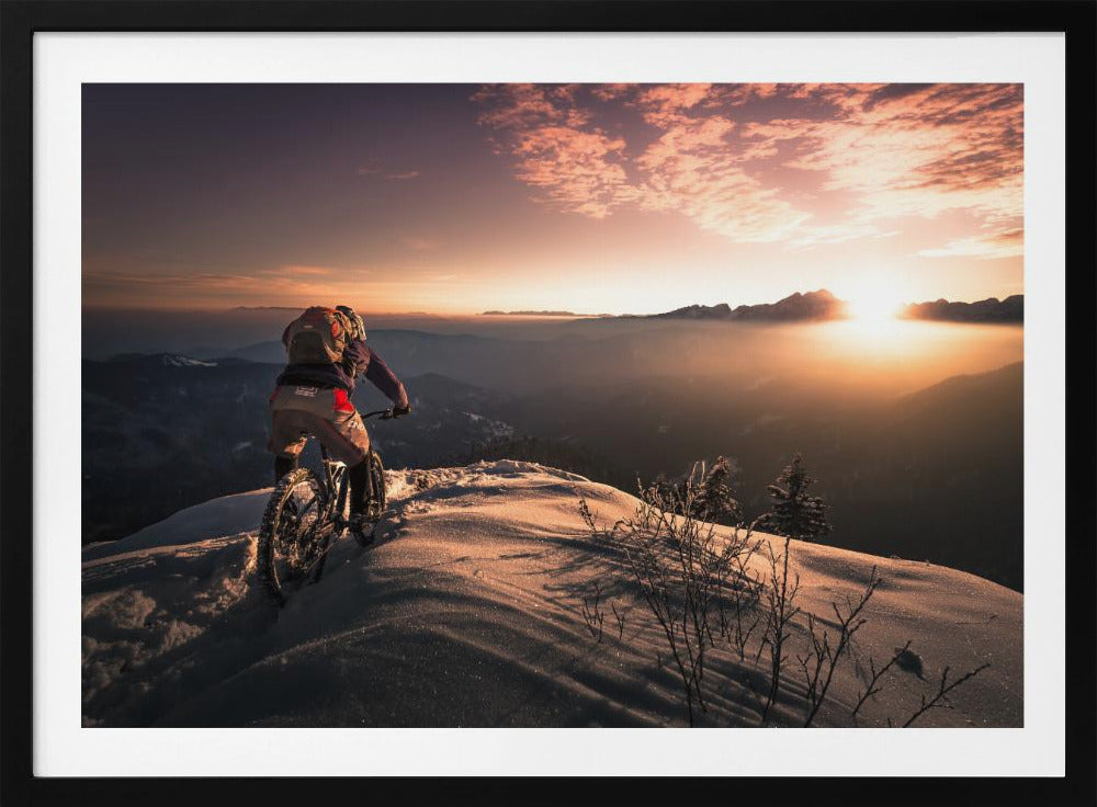 Winter shredding - Poster / Art Print
