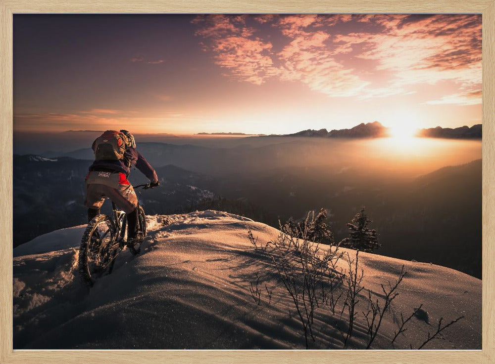 Winter shredding - Poster / Art Print
