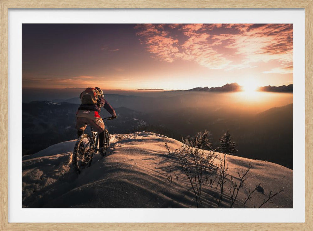Winter shredding - Poster / Art Print