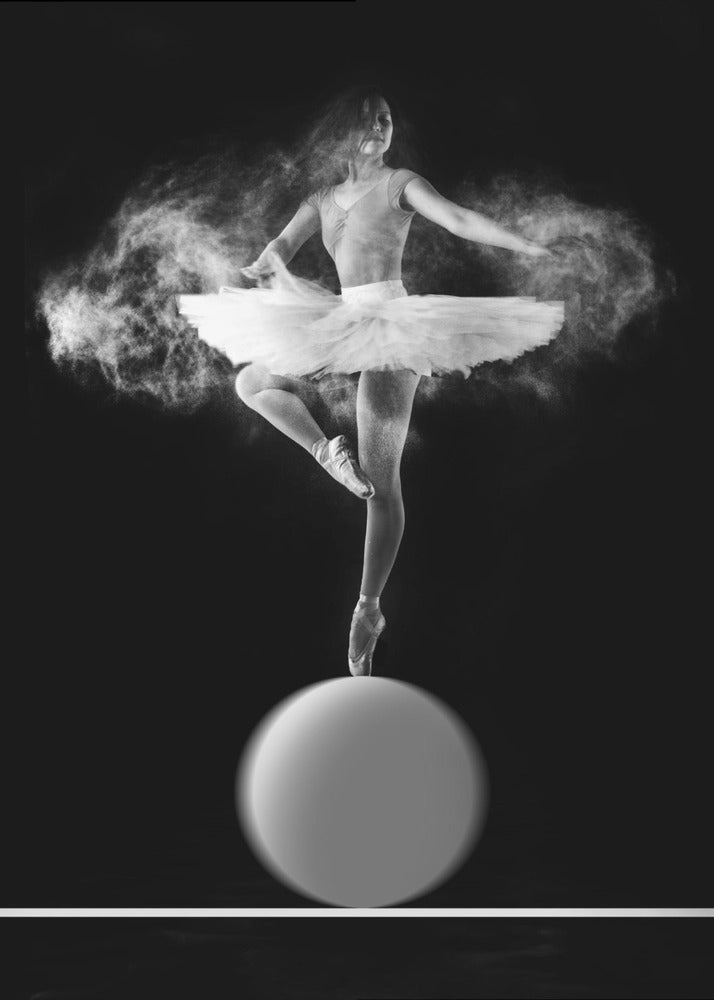 Spin with Ball - Poster / Art Print