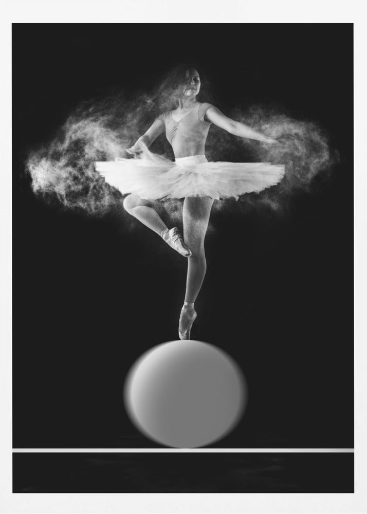 Spin with Ball - Poster / Art Print
