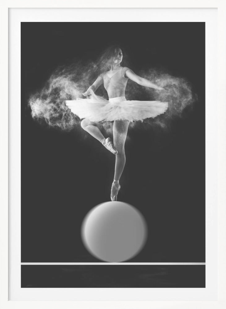 Spin with Ball - Poster / Art Print
