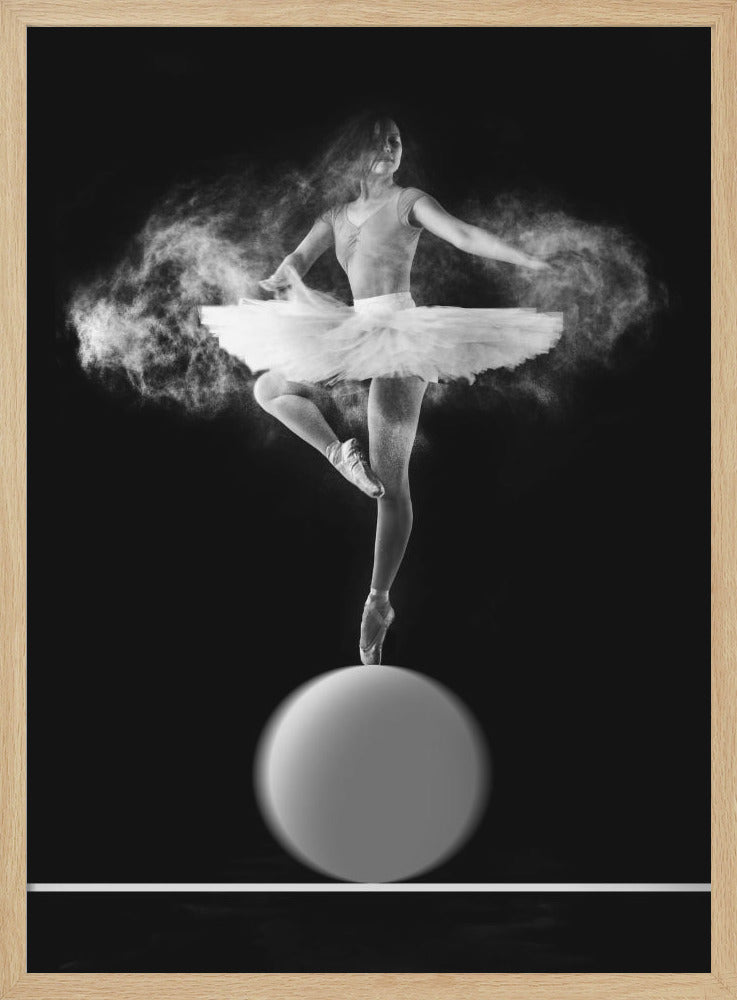 Spin with Ball - Poster / Art Print
