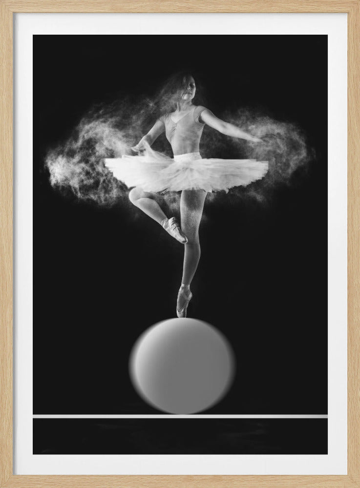 Spin with Ball - Poster / Art Print