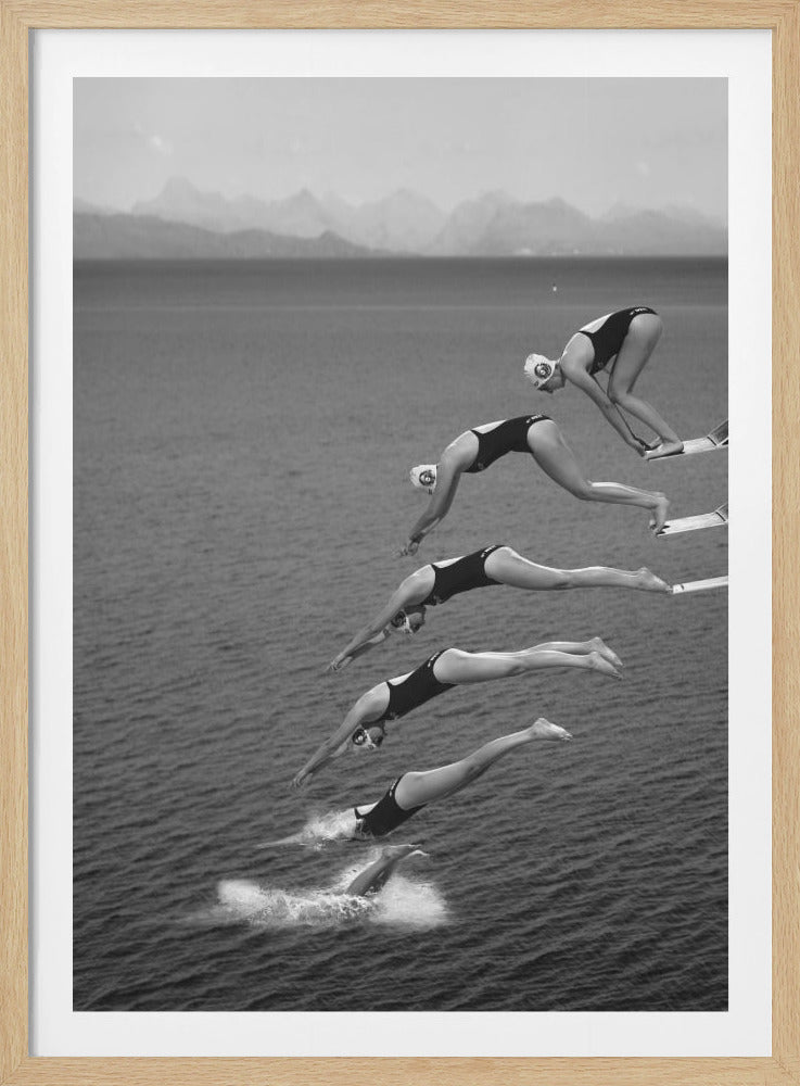 The beauty of diving - Poster / Art Print
