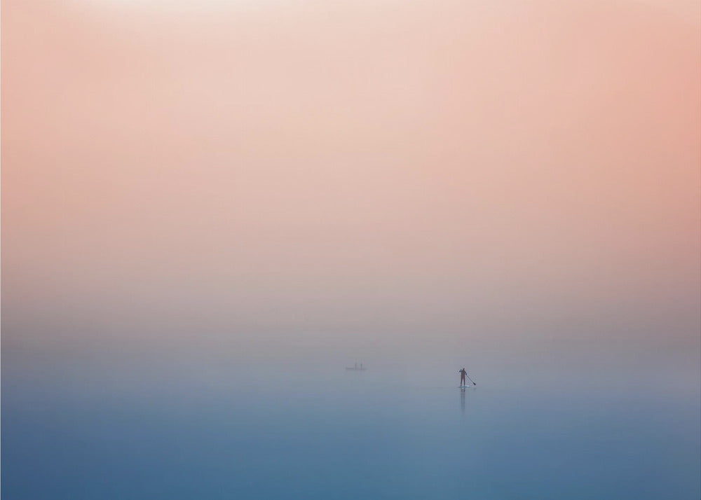stand up paddling - Poster / Art Print
