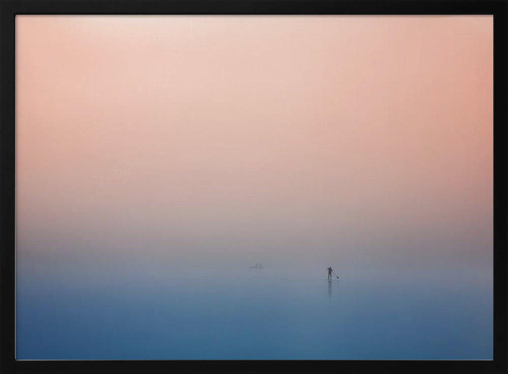stand up paddling - Poster / Art Print