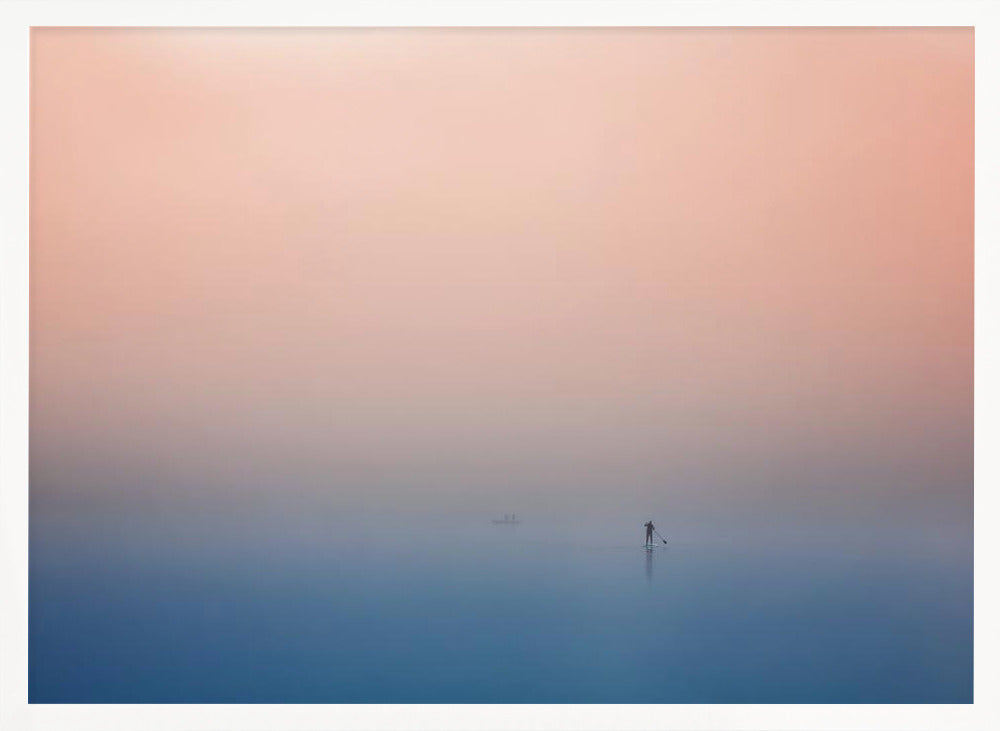 stand up paddling - Poster / Art Print