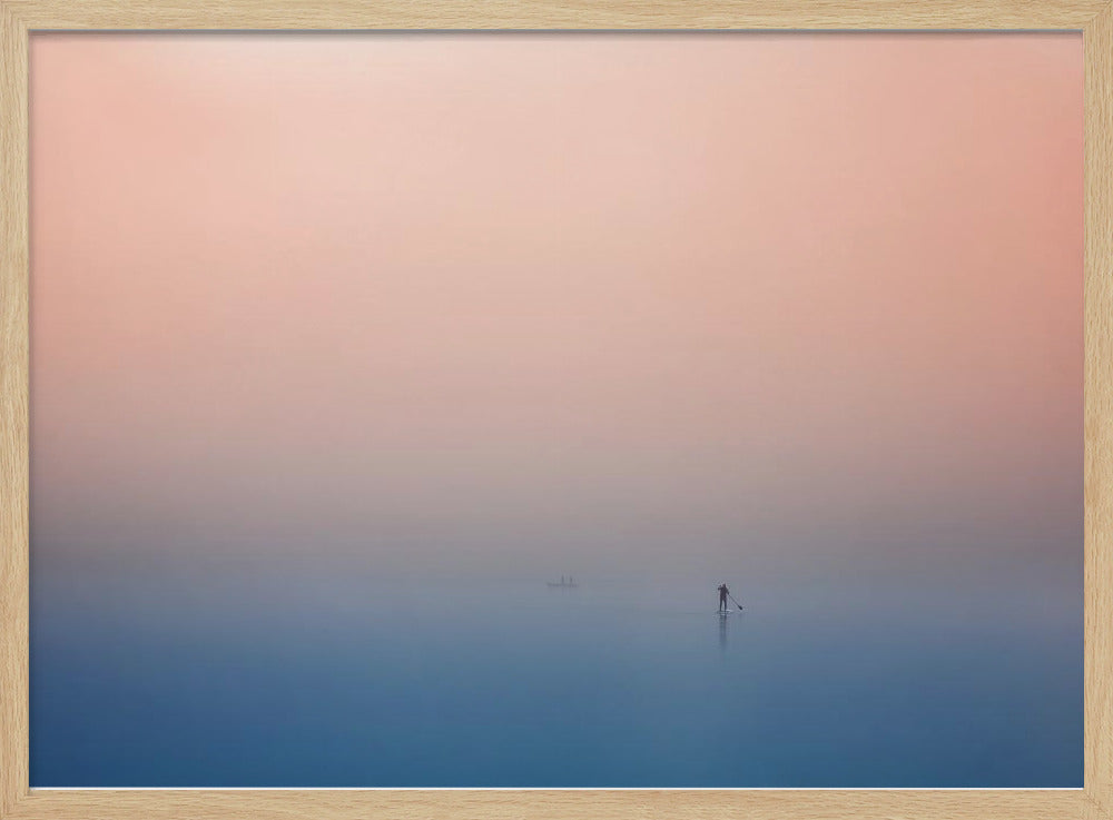 stand up paddling - Poster / Art Print