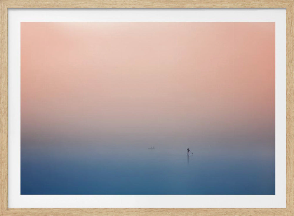 stand up paddling - Poster / Art Print
