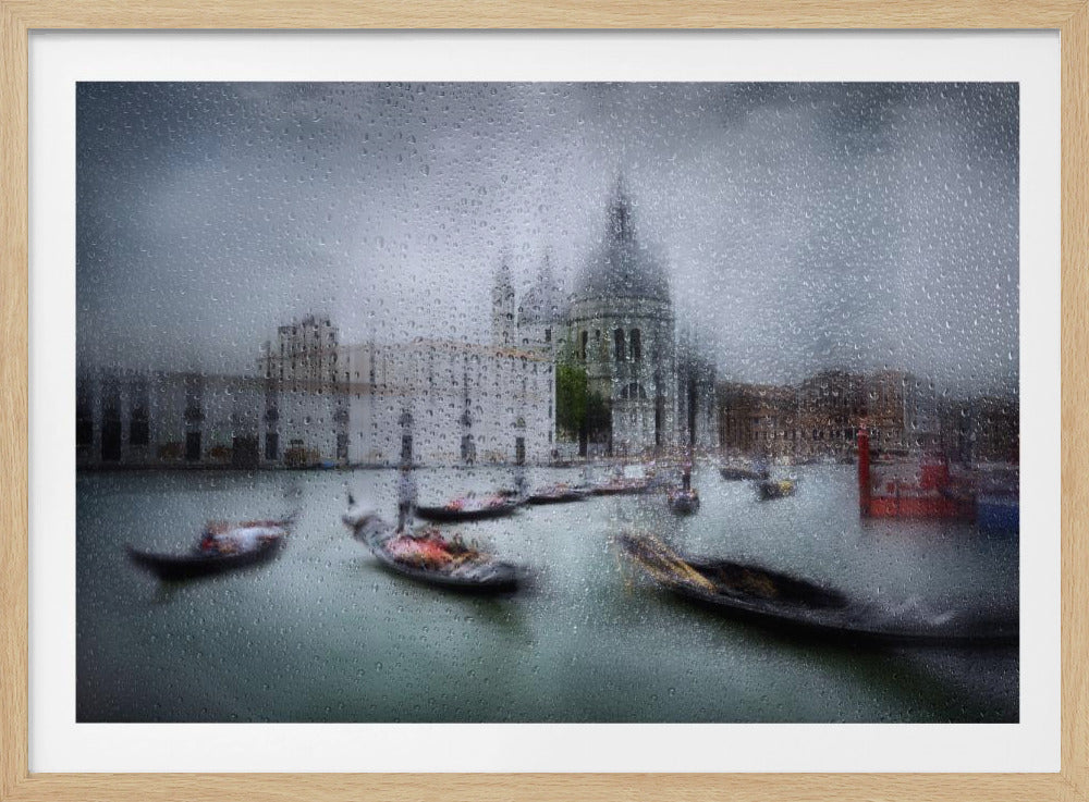 It was raining in Venice - Poster / Art Print