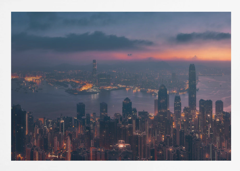 Sunrise Hong Kong - Poster / Art Print