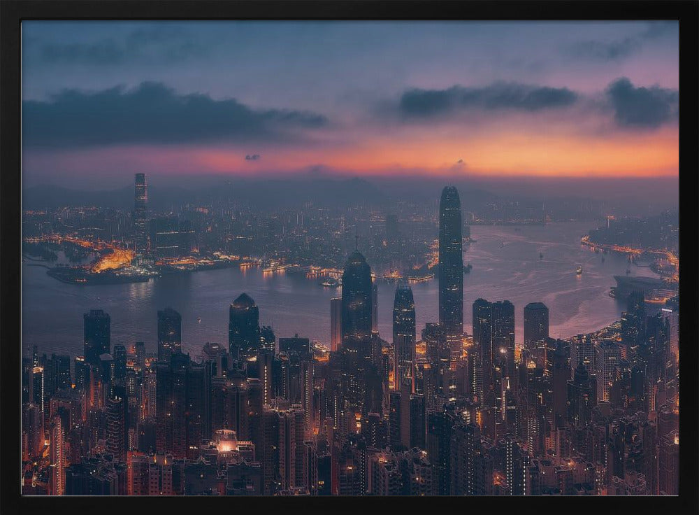 Sunrise Hong Kong - Poster / Art Print
