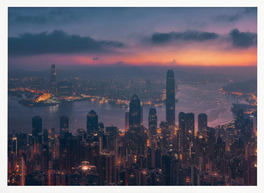 Sunrise Hong Kong - Poster / Art Print