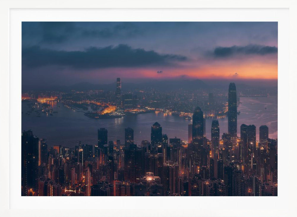 Sunrise Hong Kong - Poster / Art Print