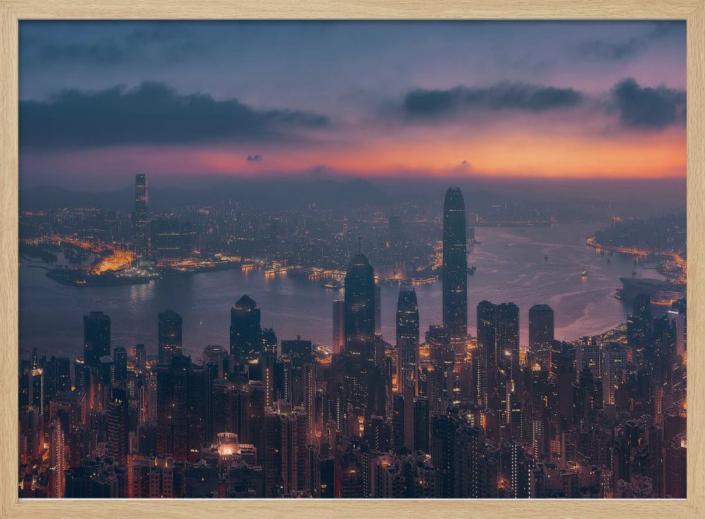 Sunrise Hong Kong - Poster / Art Print