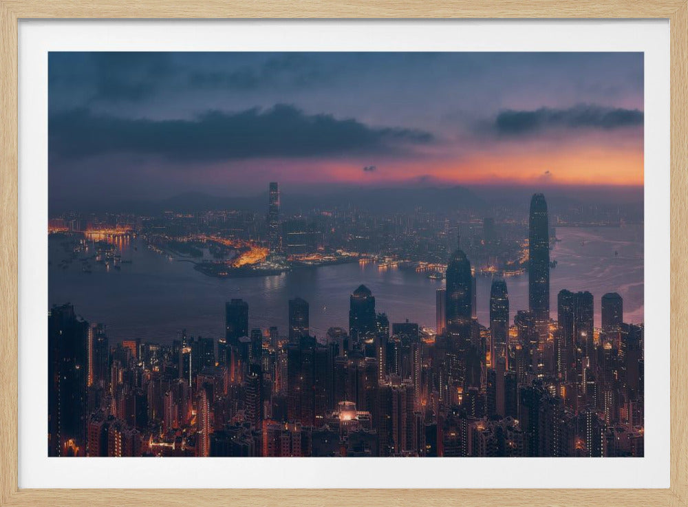 Sunrise Hong Kong - Poster / Art Print