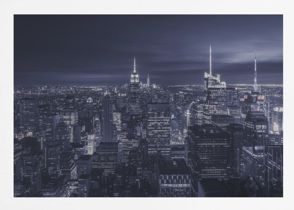 Blue city - Poster / Art Print