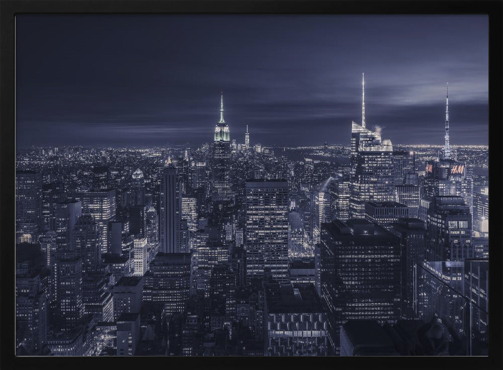 Blue city - Poster / Art Print