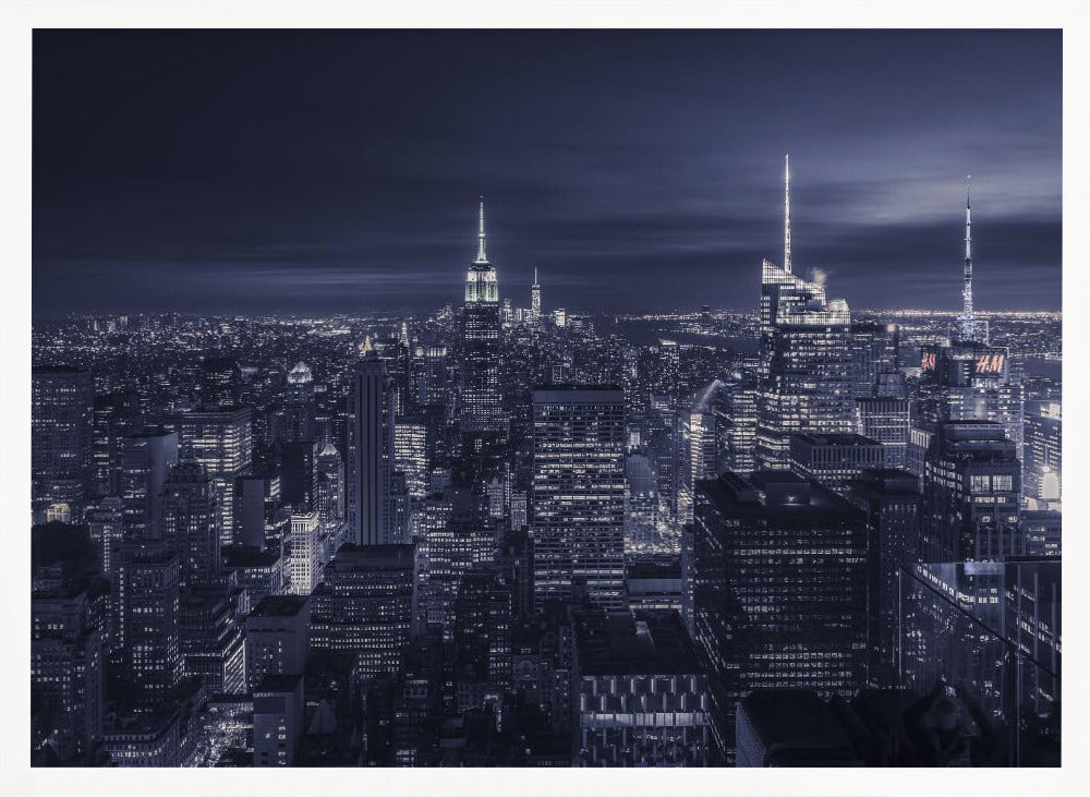 Blue city - Poster / Art Print