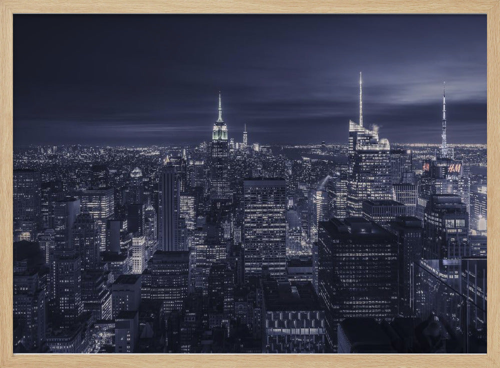 Blue city - Poster / Art Print