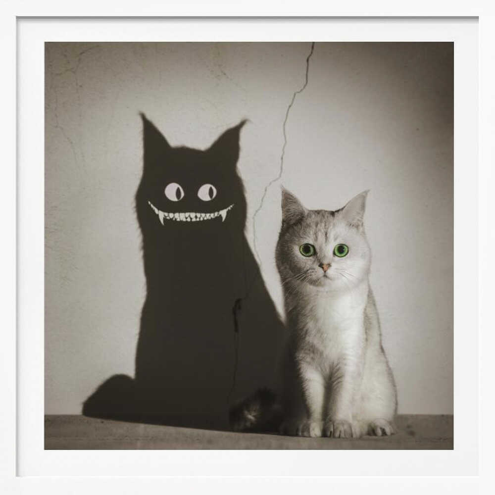 The Shadow Smiles to You - Poster / Art Print