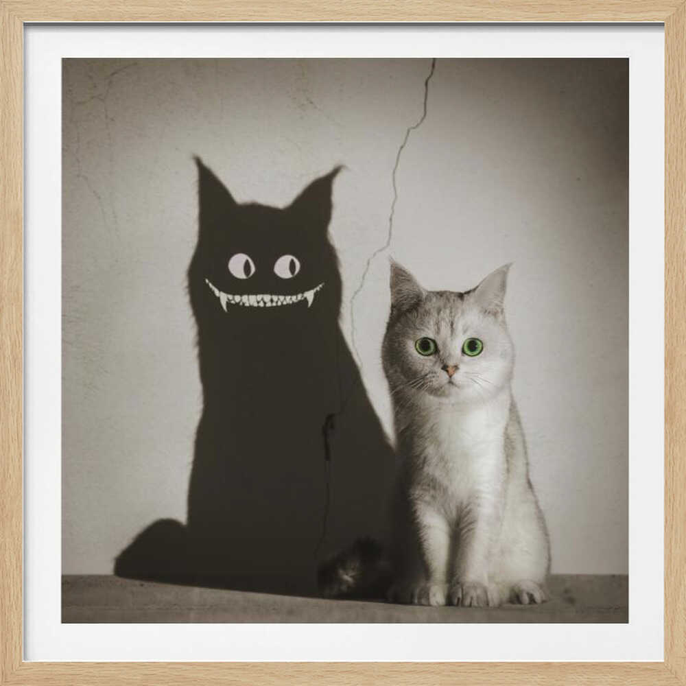 The Shadow Smiles to You - Poster / Art Print
