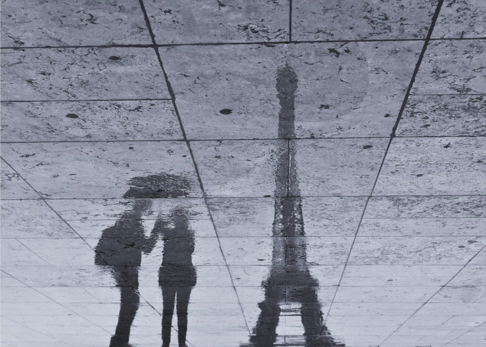 Under the Rain in Paris - Poster / Art Print